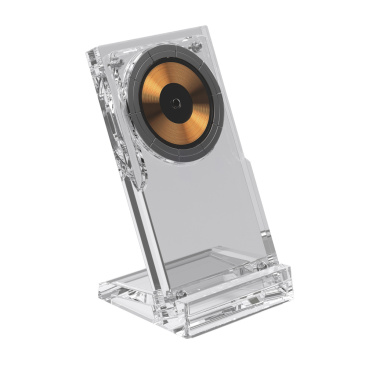 Logotrade profilprodukter bild: Magcharge 15W magnetiskt trådlöst laddningsstativ