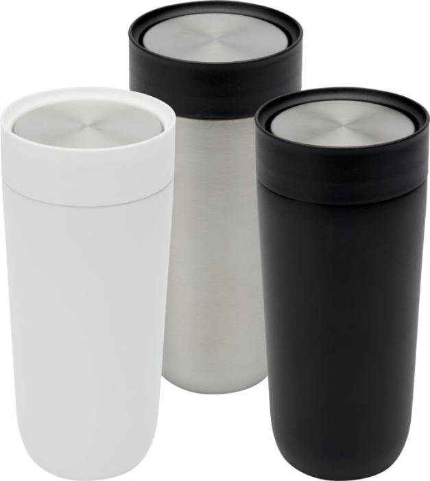 Camden 350 ml RCS-certifierad termosmugg i rostfritt stål, svart – produktbild