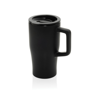 Luxe Quencher keramikmugg med lock, 490 ml, svart – detaljvy 2