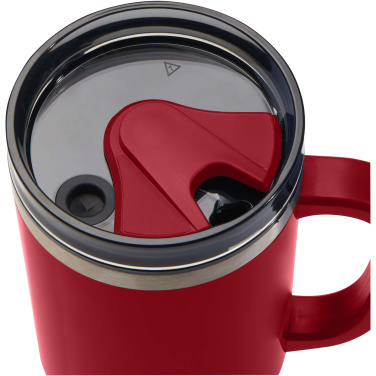 Melbourne 1200 ml RCS-certifierad isolerad mugg med sugrör, Röd – detaljvy 7