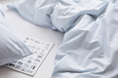 Logotrade profilprodukter bild: VINGA Montgomery bäddset premium cotton, 4 delar