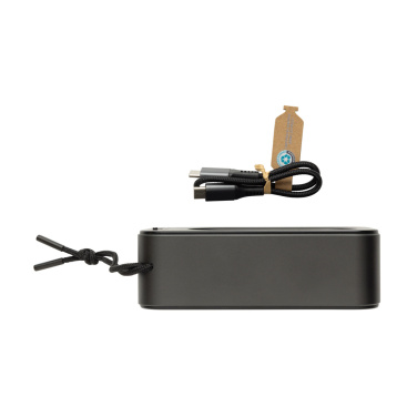 Logotrade reklamprodukter bild: Swiss Peak RCS återvunnen aluminium 10 W bashögtalare