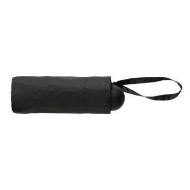 Aware™ RPET 19,5 tums supermini manuellt paraply, svart – detaljvy 5