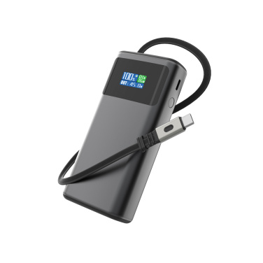 Logotrade reklamprodukter bild: Quantom RCS ultrasnabb PD45W 10.000mAh powerbank med display