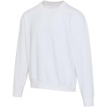 Boris 280 g/m2 oversized unisex-tröja med rund hals av organiskt OCS-material, Vit