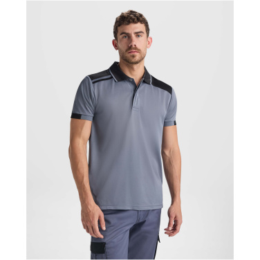 Logotrade kampanjprodukter bild: Samurai 160 g/m2 antibakteriell kortärmad unisex-pikétröja 