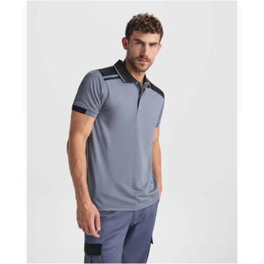 Logotrade presentreklam bild: Samurai 160 g/m2 antibakteriell kortärmad unisex-pikétröja 