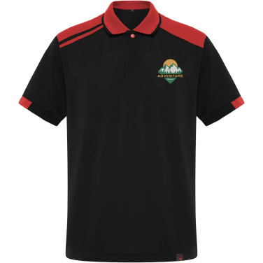 Logotrade reklamprodukter bild: Samurai 160 g/m2 antibakteriell kortärmad unisex-pikétröja 