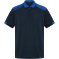 Samurai 160 g/m2 antibakteriell kortärmad unisex-pikétröja , Marinblå / Kungsblå