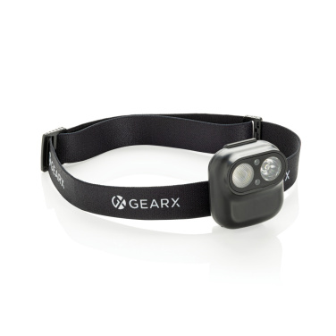 Logotrade presentreklam bild: Gear X pannlampa med rörelsesensor, RCS rplast