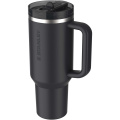 Stanley Quencher® ProTour 1180 ml isolerad mugg i återvunnet rostfritt stål med flip-sugrör , Svart
