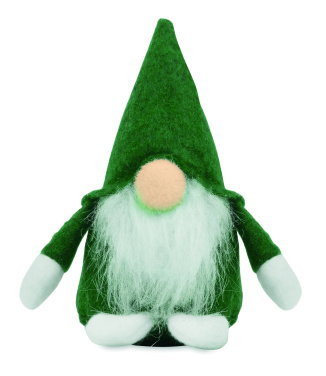 Juldekoration tomte i filt, Grön, färgvariant