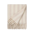 VINGA Lioro GRS wool blend pläd, beige