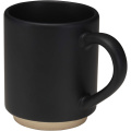 Camilla 180 ml stapelbar keramikmugg med matt yta, Svart
