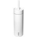 MiiR Sipper 473 ml vattenflaska med sugrör, Vit