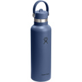 Hydro Flask Standard Mouth 621ml isolerad vattenflaska i rostfritt stål, Mellanblå