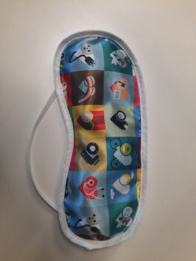 Sovmask med logotyp
