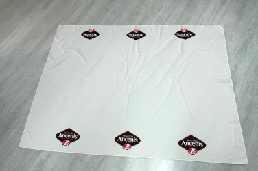 Bordsduk med sublimeringstryck och logotyp, storlek 140 × 200 cm