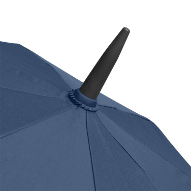 FARE® Doubleface XL Vent tvåfärgat ventilerat golfparaply med logotyp, marinblå (waterSAVE®) / svart – detaljvy 10