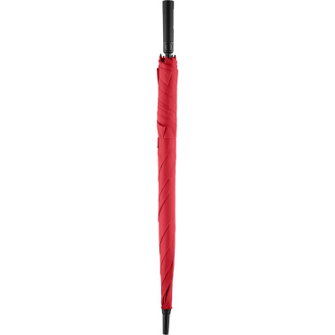 FARE Jumbo® XL Square Color fyrkantigt golfparaply med logotyp, röd – detaljvy 5