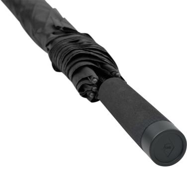FARE® Carbon UltraLight ultralätt golfparaply med UV-skydd med logotyp, svart – detaljvy 6