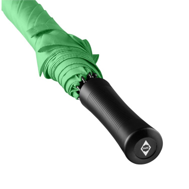 FARE automatiskt paraply med rakt handtag 105 cm med logotyp, ljusgrön – detaljvy 4