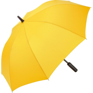 FARE stormsäkert automatiskt paraply Windproof PLUS 105 cm med logotyp, gul – produktbild
