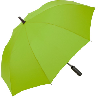 FARE stormsäkert automatiskt paraply Windproof PLUS 105 cm med logotyp, lime – produktbild