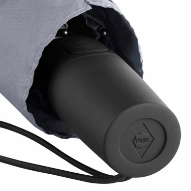 FARE AOC fickparaply med automatisk öppning och stängning med logotyp, grå – detaljvy 5