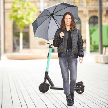 FARE AOC fickparaply med automatisk öppning och stängning med logotyp, grå – detaljvy 8
