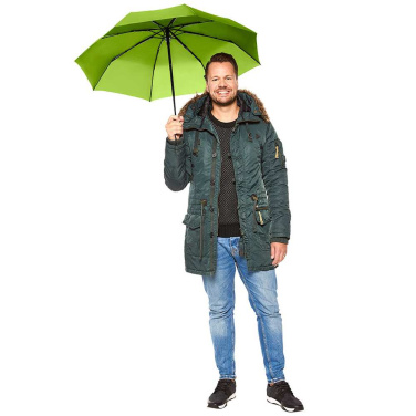 FARE AOC fickparaply med automatisk öppning och stängning med logotyp, lime – detaljvy 7