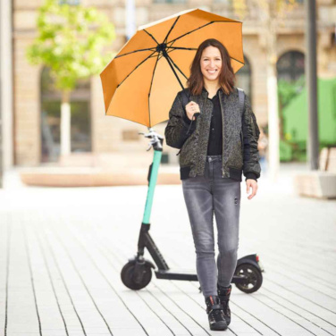 FARE AOC fickparaply med automatisk öppning och stängning med logotyp, orange – detaljvy 8