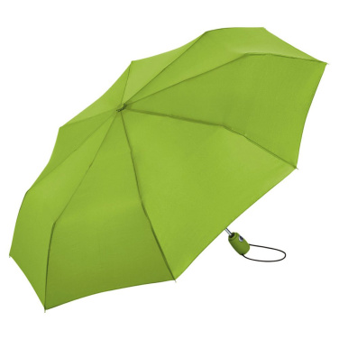 FARE® AOC automatiskt minifickparaply med logotyp (30 färger), lime – produktbild