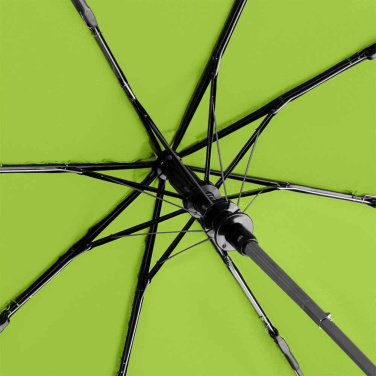 FARE® AC automatiskt miniparaply med logotyp, lime – detaljvy 6