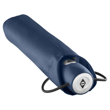 FARE® AC automatiskt miniparaply med logotyp, marinblå – detaljvy 4