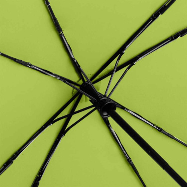 FARE® AOC Square fyrkantigt fickparaply med logotyp, lime – detaljvy 7