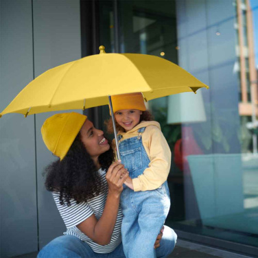 FARE® 4Kids säkert barnparaply med logotyp, gul – detaljvy 3