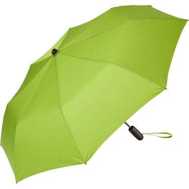 FARE® Skylight® stort fickparaply med LED-ljus med logotyp, lime – detaljvy 4