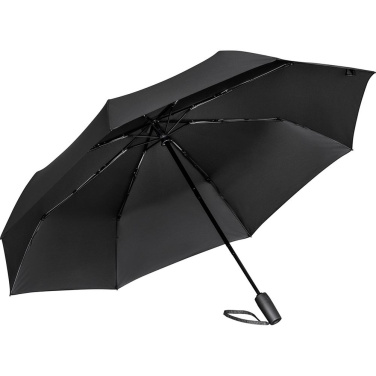 FARE® BlackShield Case Edition golffickparaply i EVA-etui med logotyp, svart (waterSAVE®) – detaljvy 2