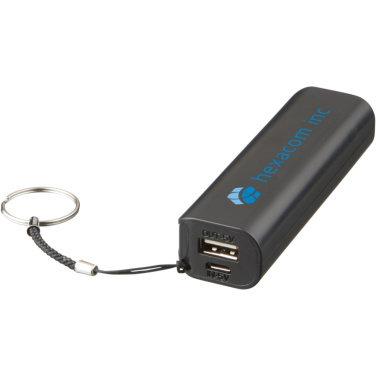 Span 1200 mAh powerbank med logotyp – tryckexempel