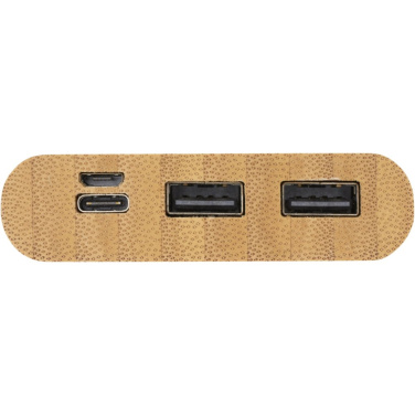 Tulda 10 000 mAh powerbank i bambu – portar