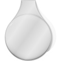 RFX™ M-10 liten rund reflekterande PVC-magnet, Vit