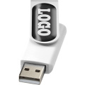 Rotate Doming USB minne, Vit