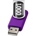 Rotate Doming USB minne, Purpur