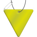 RFX™ H-12 upp-och-nedvänd triangel reflekterande PVC-hängare, Neongul