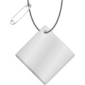RFX™ H-20 stor diamant reflekterande PVC-hängare, Vit