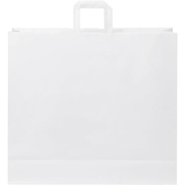 Kraftpapperspåse 90-100 g/m2 med platta handtag – 49,5 x 14 x 44 cm, produktbild