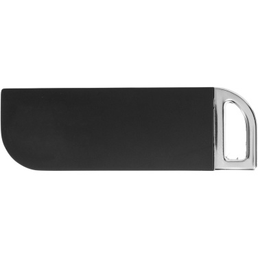 Swivel rektangulärt USB minne, produktbild, Svart (2)