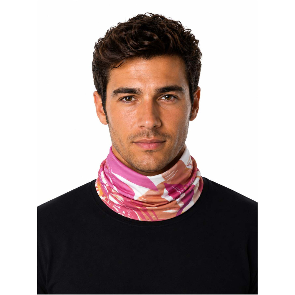 Zoey sublimerad multiscarf på 190 g/m², Vit, produktbild