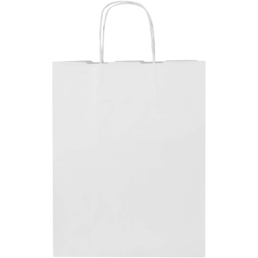 Kraft papperspåse 80–90 g/m2 med tvinnade handtag– 25 x 15 x 32 cm, produktbild